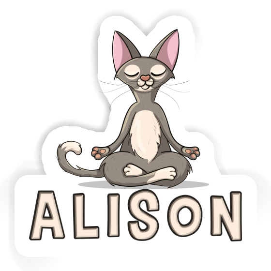 Sticker Alison Yoga Notebook Image