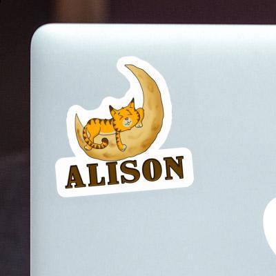 Alison Aufkleber Katze Laptop Image