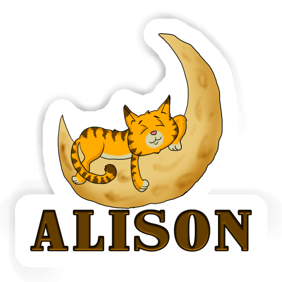 Alison Aufkleber Katze Image