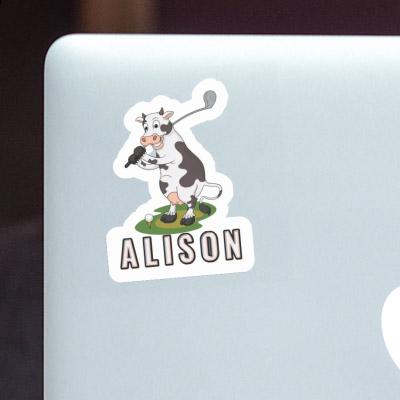 Autocollant Vache Alison Laptop Image