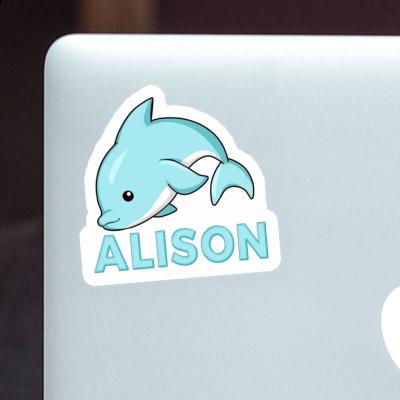 Dolphin Sticker Alison Image