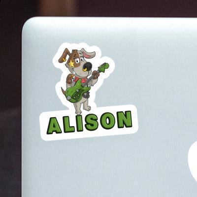 Guitarist Sticker Alison Laptop Image