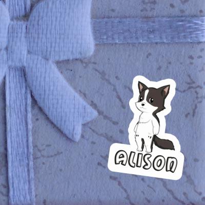 Border Collie Sticker Alison Notebook Image