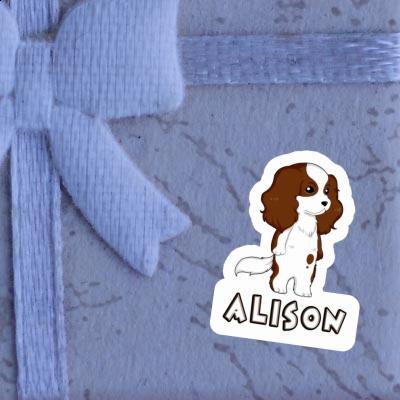 Sticker Alison Cavalier King Charles Spaniel Notebook Image