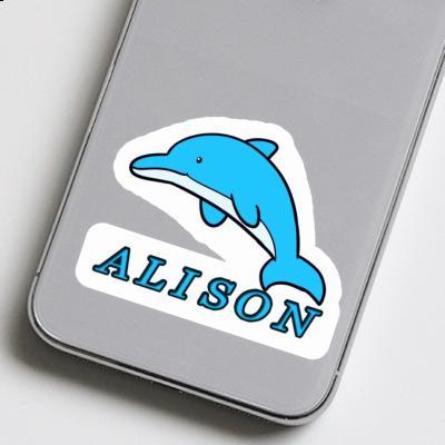 Sticker Dolphin Alison Notebook Image