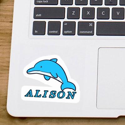 Sticker Dolphin Alison Image