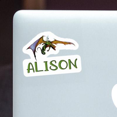 Sticker Drache Alison Laptop Image