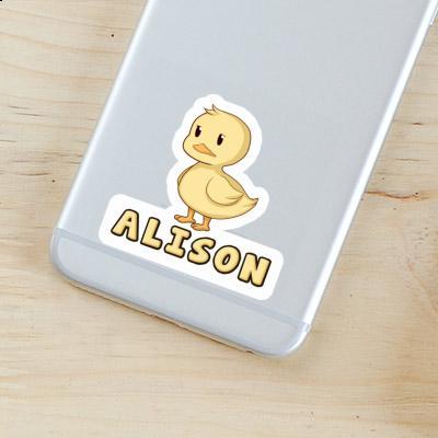 Sticker Alison Duck Notebook Image