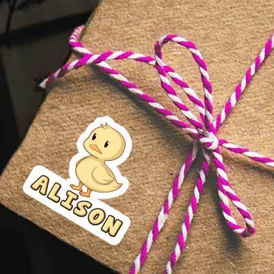 Sticker Alison Ente Gift package Image