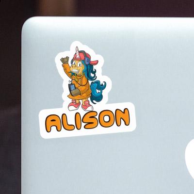 Alison Autocollant Licorne hip-hop Image