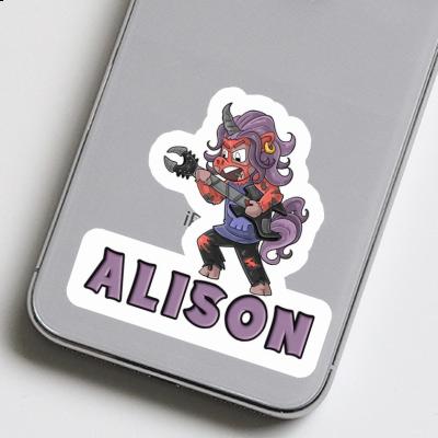 Sticker Alison Rocking Unicorn Gift package Image