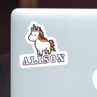 Alison Sticker Unicorn Image