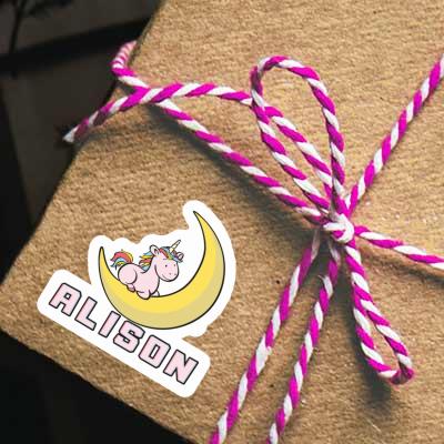 Einhorn Aufkleber Alison Notebook Image