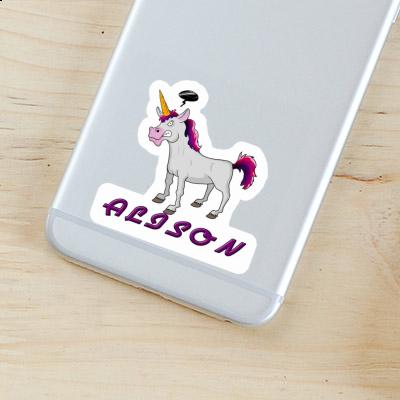 Einhorn Sticker Alison Notebook Image