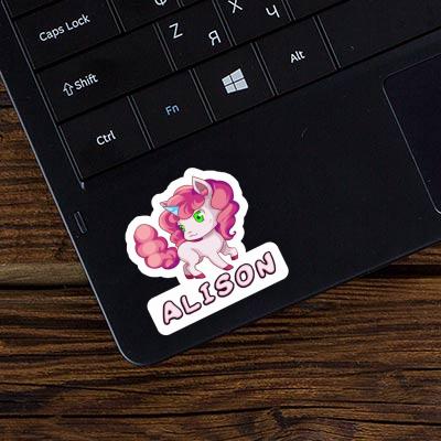 Licorne Autocollant Alison Laptop Image