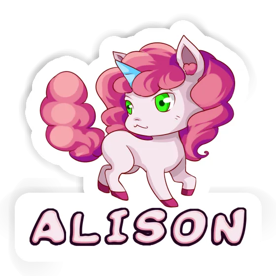 Sticker Alison Unicorn Gift package Image