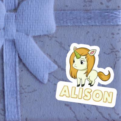 Autocollant Alison Licorne Image