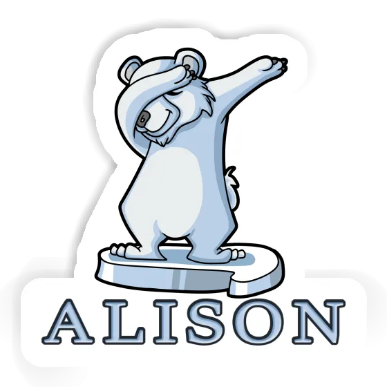 Sticker Alison Bear Laptop Image