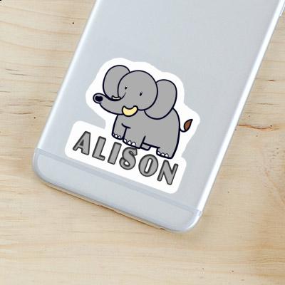 Sticker Elephant Alison Notebook Image