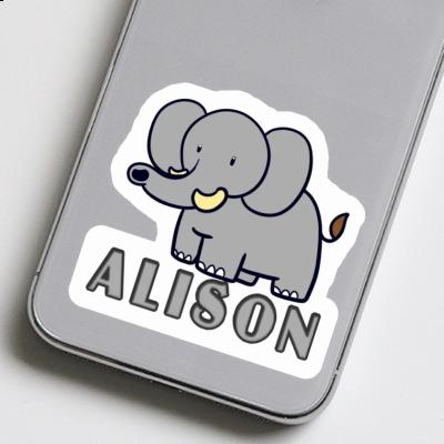 Elefant Sticker Alison Image