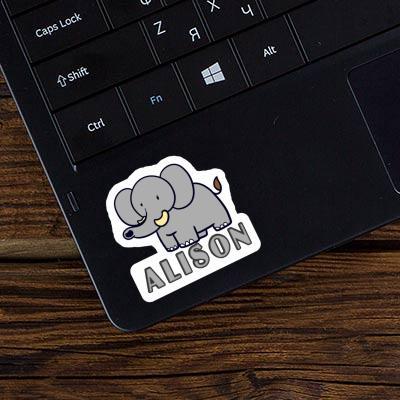 Elefant Sticker Alison Gift package Image