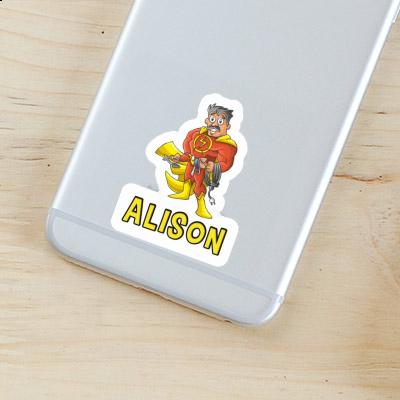 Sticker Alison Electrician Laptop Image