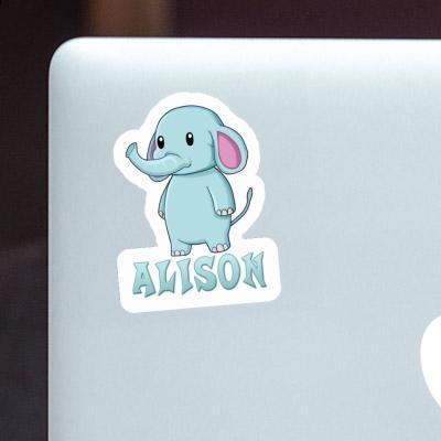 Elephant Sticker Alison Image