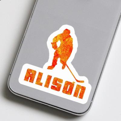 Sticker Alison Hockey Player Gift package Image