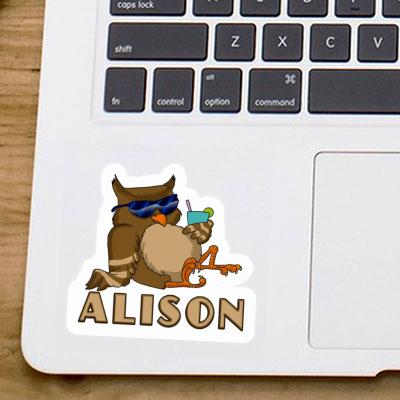 Cool Owl Sticker Alison Gift package Image