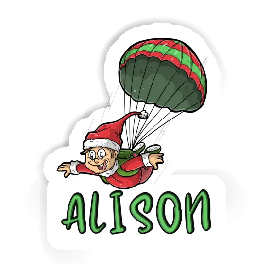 Sticker Alison Skydiver Notebook Image