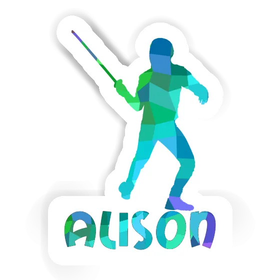 Sticker Fencer Alison Gift package Image