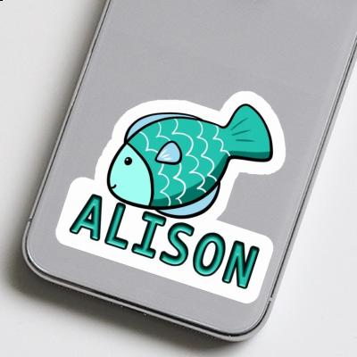 Fish Sticker Alison Gift package Image