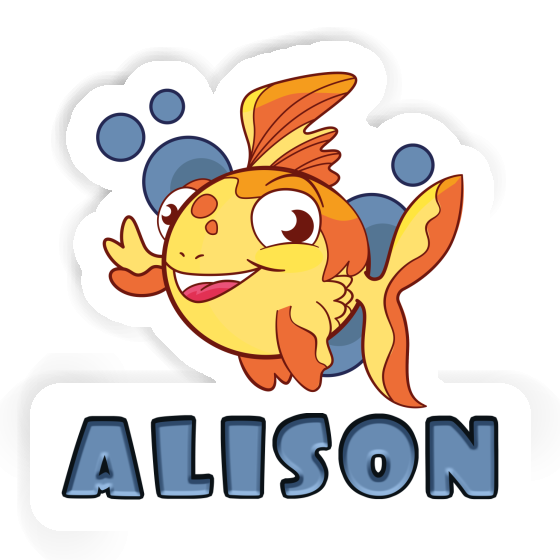 Alison Sticker Fish Laptop Image