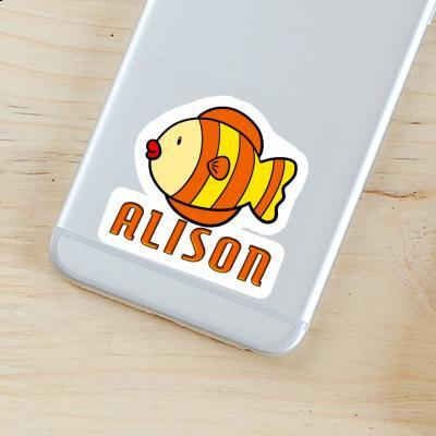 Sticker Alison Fish Gift package Image