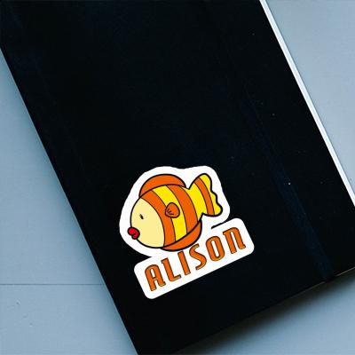 Sticker Alison Fish Laptop Image