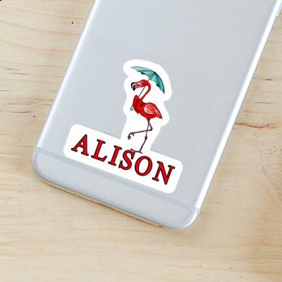 Sticker Flamingo Alison Image