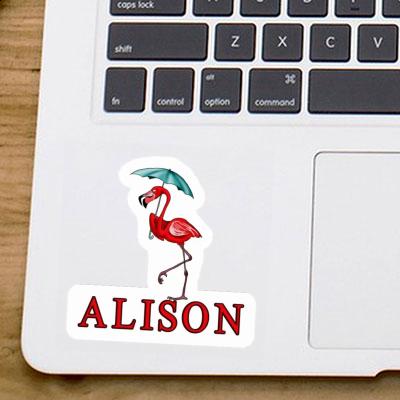 Sticker Flamingo Alison Gift package Image