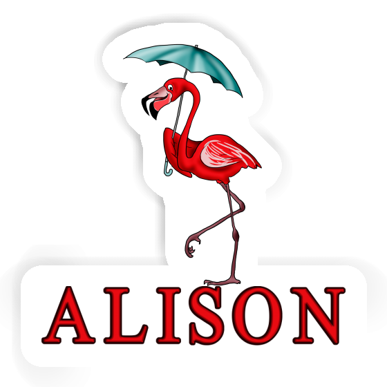 Sticker Flamingo Alison Image