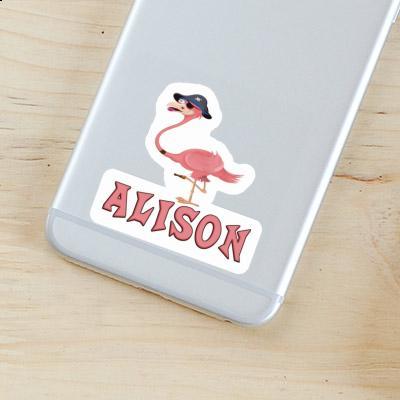 Alison Sticker Flamingo Gift package Image