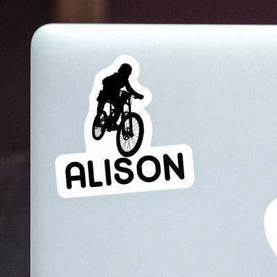 Sticker Alison Freeride Biker Image