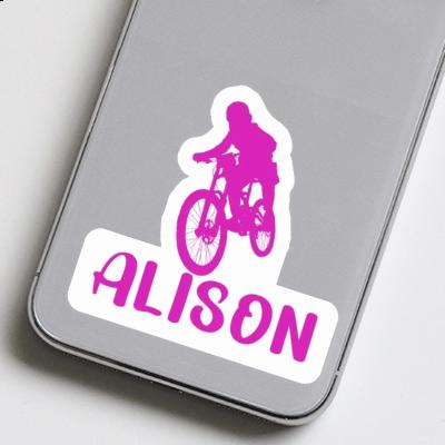 Freeride Biker Sticker Alison Image