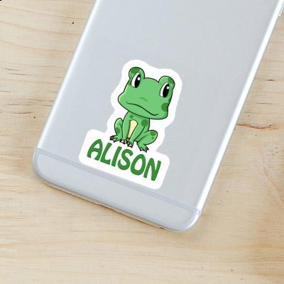 Sticker Alison Frog Image