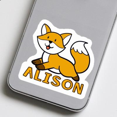 Alison Sticker Fox Gift package Image