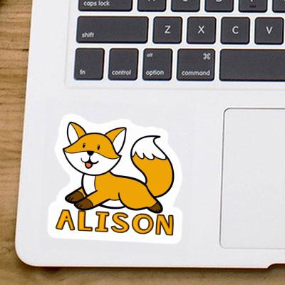 Alison Sticker Fox Image