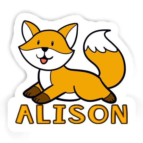 Alison Sticker Fox Gift package Image