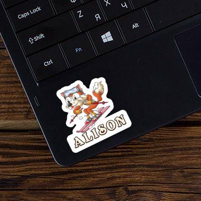 Alison Sticker Skifuchs Laptop Image