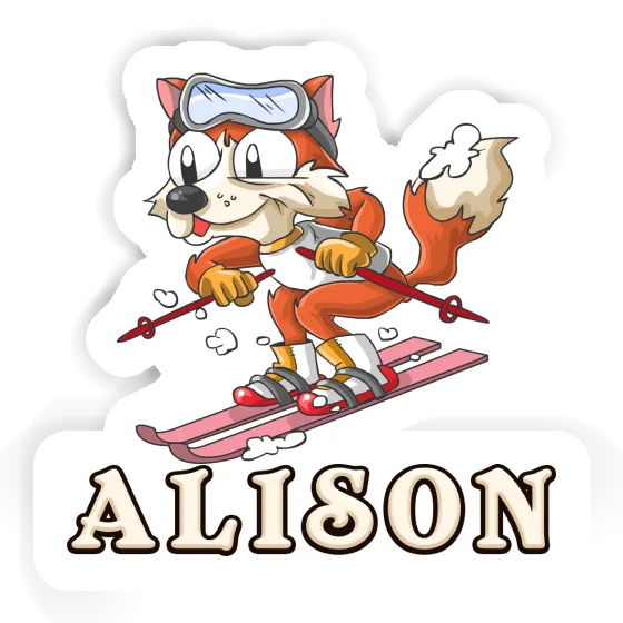 Sticker Skier Alison Gift package Image