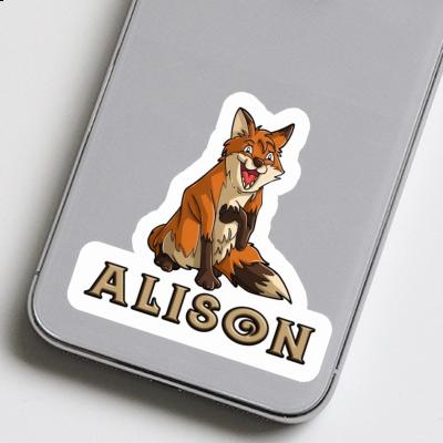 Renard Autocollant Alison Laptop Image