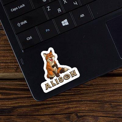 Fox Sticker Alison Image