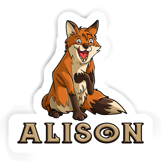 Renard Autocollant Alison Notebook Image